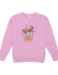 Gingerbread Hot Cocoa “Merry & Bright” Christmas Sweatshirt