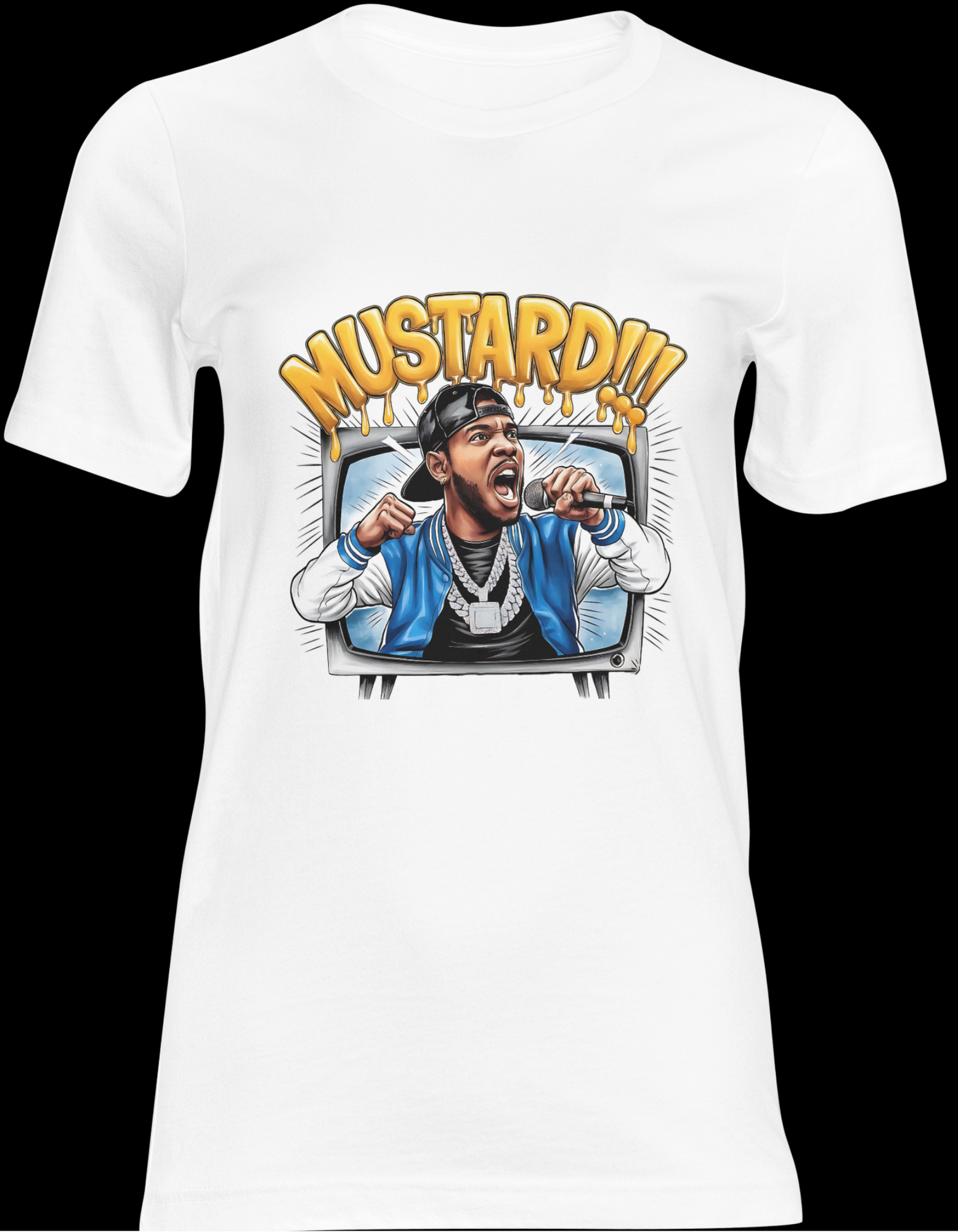 Mustard Rapper Shirt – Hip Hop Graphic Tee, Music Culture Streetwear T-Shirt