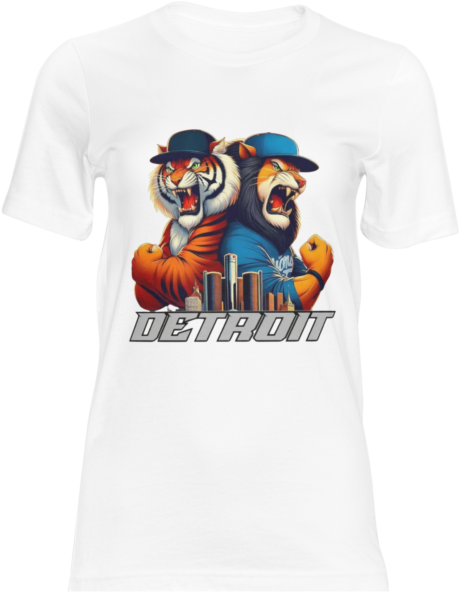 Detroit Twin Tigers Graphic T-Shirt | Michigan City Pride Tee