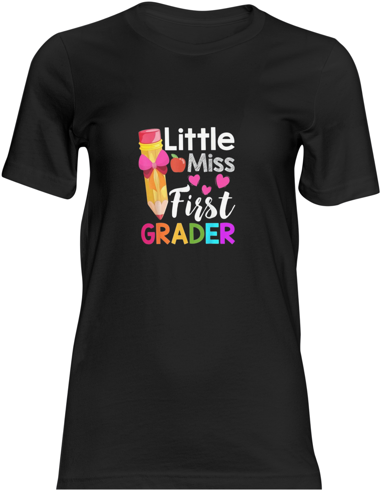 Little Miss First Grader Back to School Kids Shirt