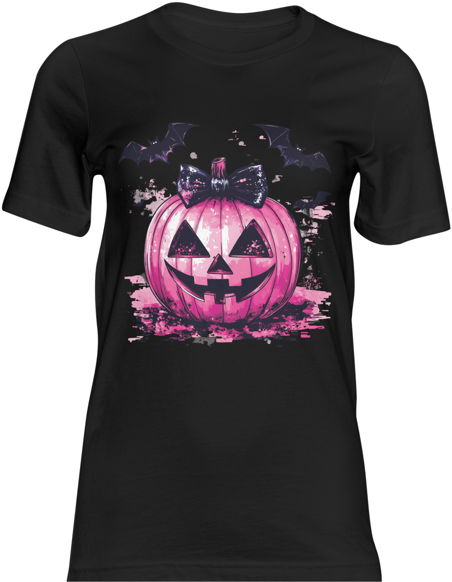 Pink Pumpkin Halloween T-Shirt – Cute Fall Pumpkin Graphic Tee